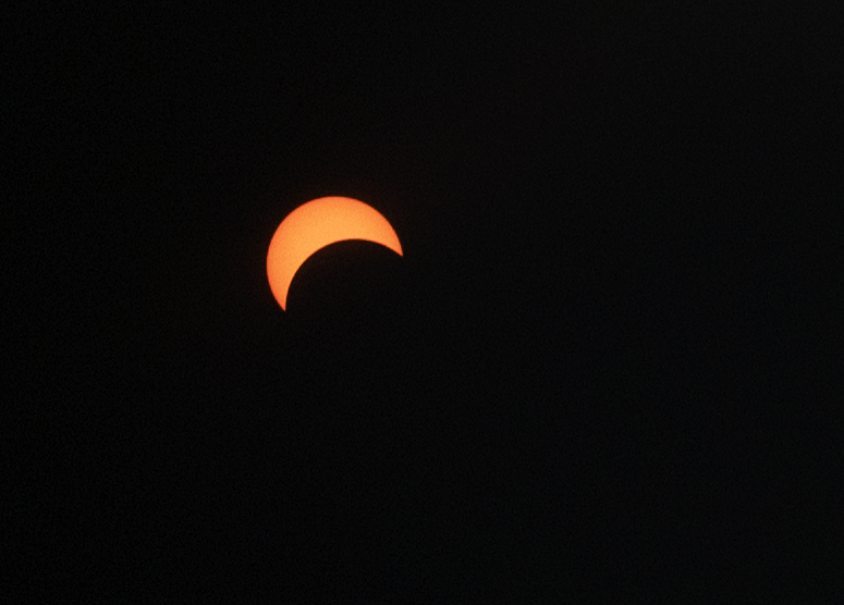 Photo of solar eclipse