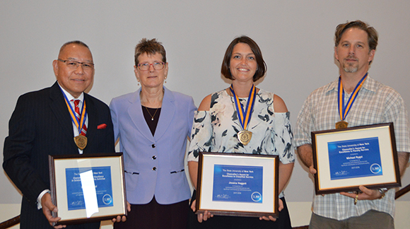 Photo of Chancellor's Award recipients for 2018