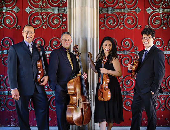 Photo of the Dalí Quartet that is performing for CPS
