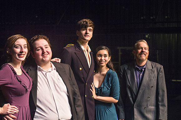 Photo of some of the cast from production, 'Much Ado About Nothing'