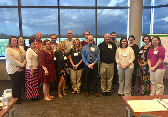 Rising leaders in St. Lawrence Leadership Institute at SUNY Potsdam
