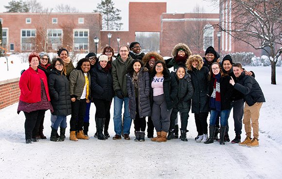 photo of Modern Language students and Professor that worked on Solidaridad Project