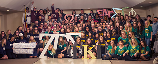 Greek Life Group Photo