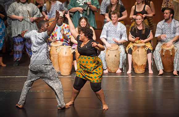photo of african drum and dance
