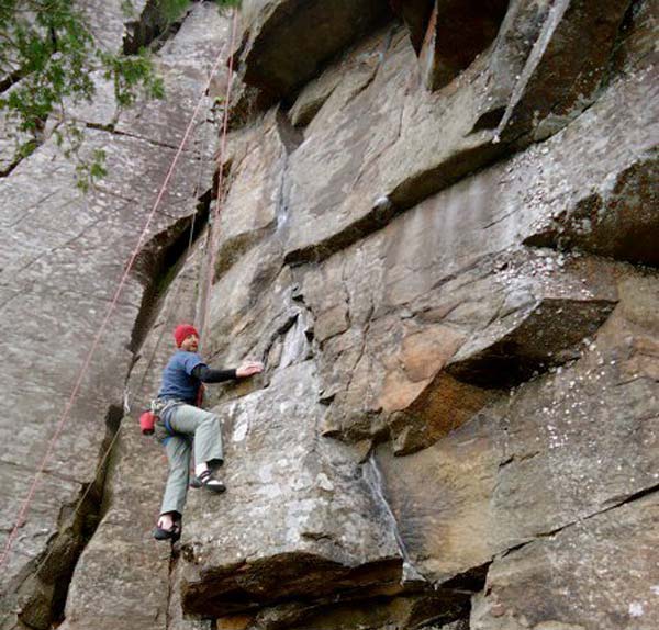 rock climbing course photo
