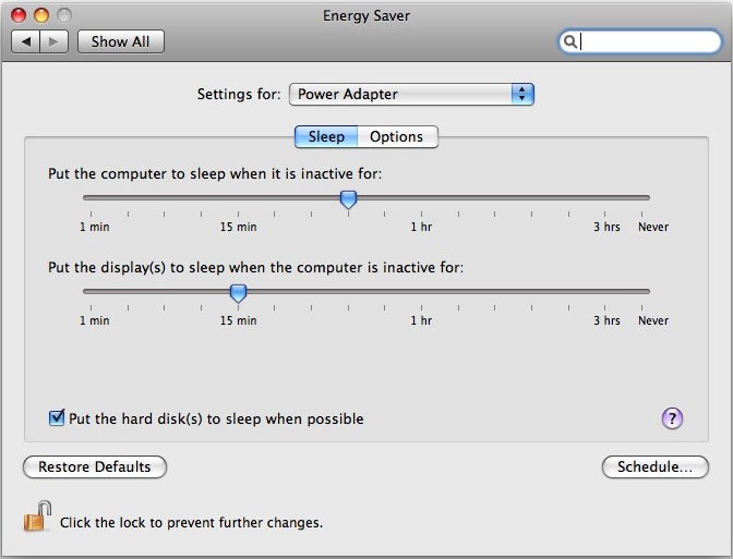 Energy Save Option 2