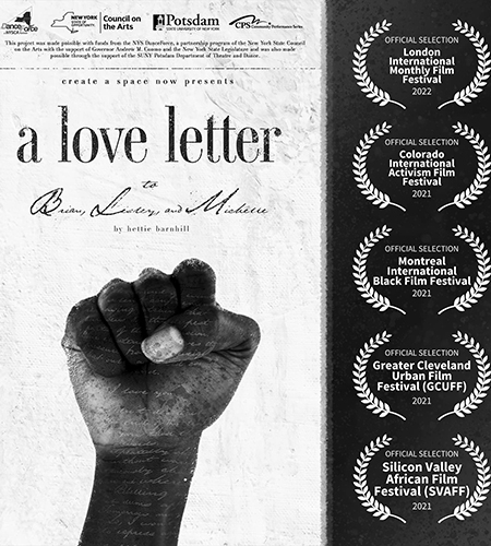 Poster for film titled A Love Letter to Brian, Lesley and Michelle