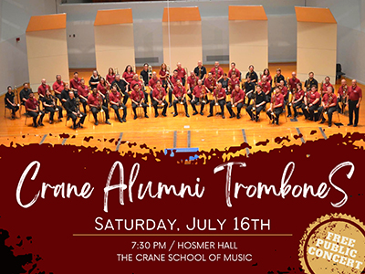 CATS poster for Trombone Ensemble performance