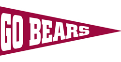 Go Bears Pennant