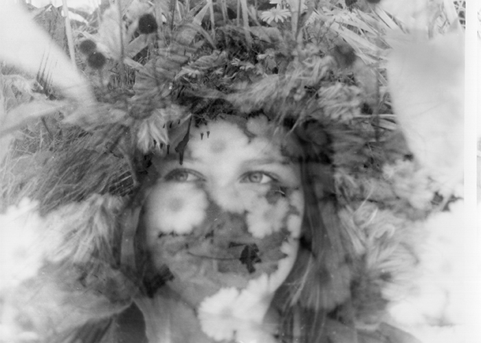 “Flower Power,” a silver gelatin print by Hannah Zenger from Parishville-Hopkinton Central School, is one of the works chosen for this year’s St. Lawrence County High School Art Show