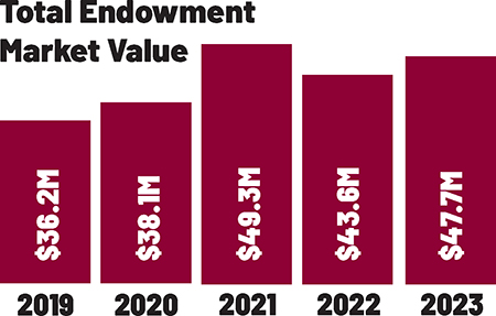Total Endowment 2023 Chart
