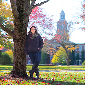 Whitney Callaghan '17 & '21 photo in quad