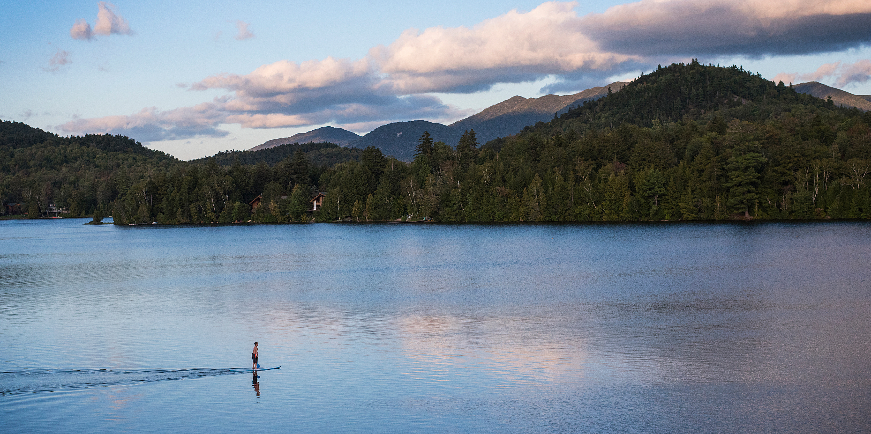 Lake Placid Paddleboat Photo